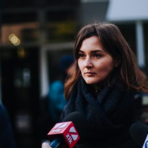 Активісти вийшли під МВС із вимогою впровадити автоматичну фіксацію порушень на смугах громадського транспорту Активісти вийшли під МВС із вимогою впровадити автоматичну фіксацію порушень на смугах громадського транспорту