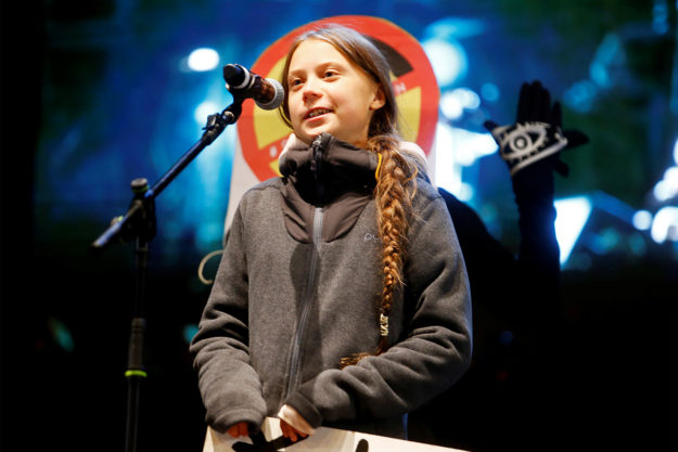 послухали юну шведську активістку Ґрету Тунберґ