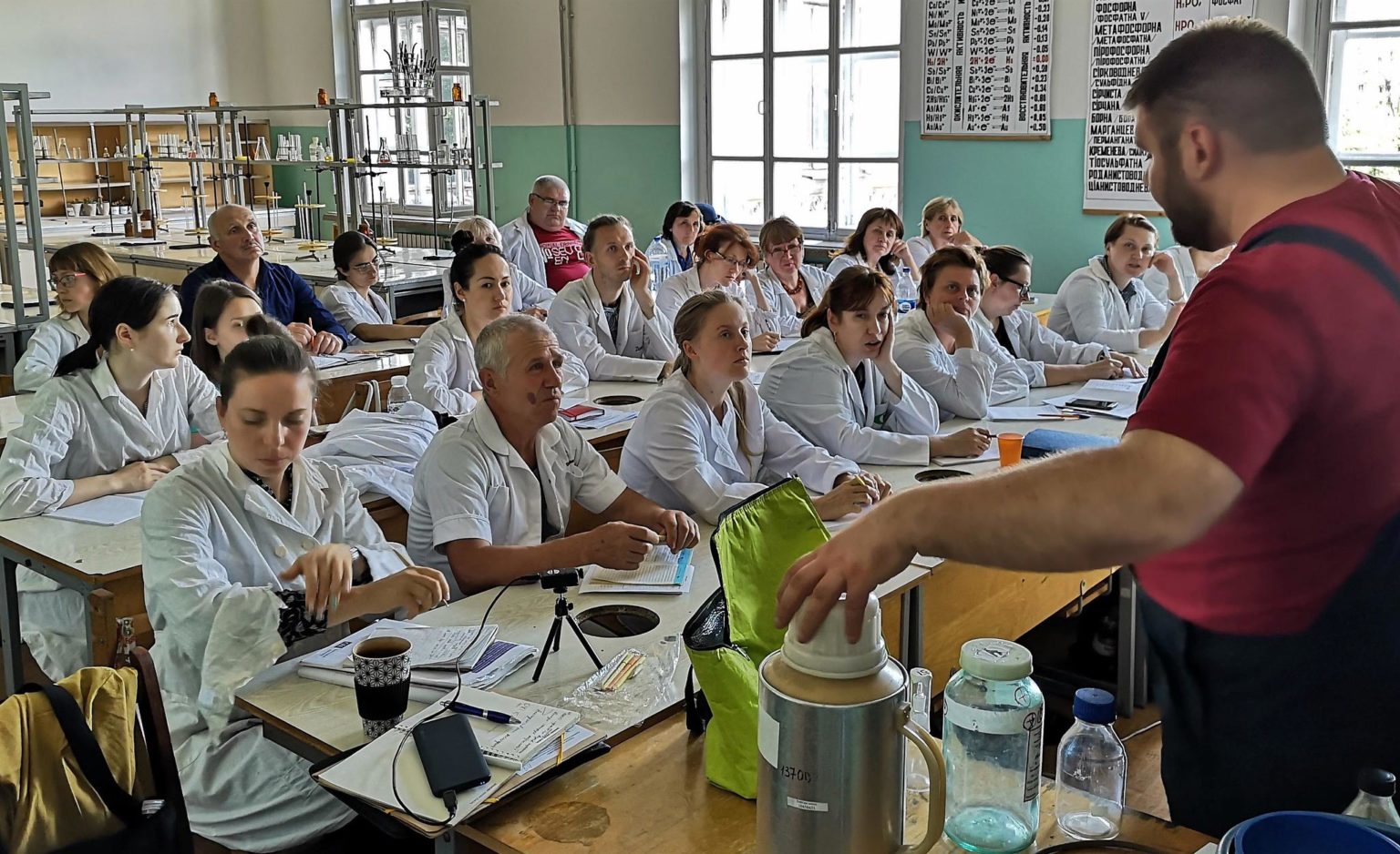 Фото: Анна Даниляк. Навчання громадських активістів у еко лабораторії, м. Дніпро 
