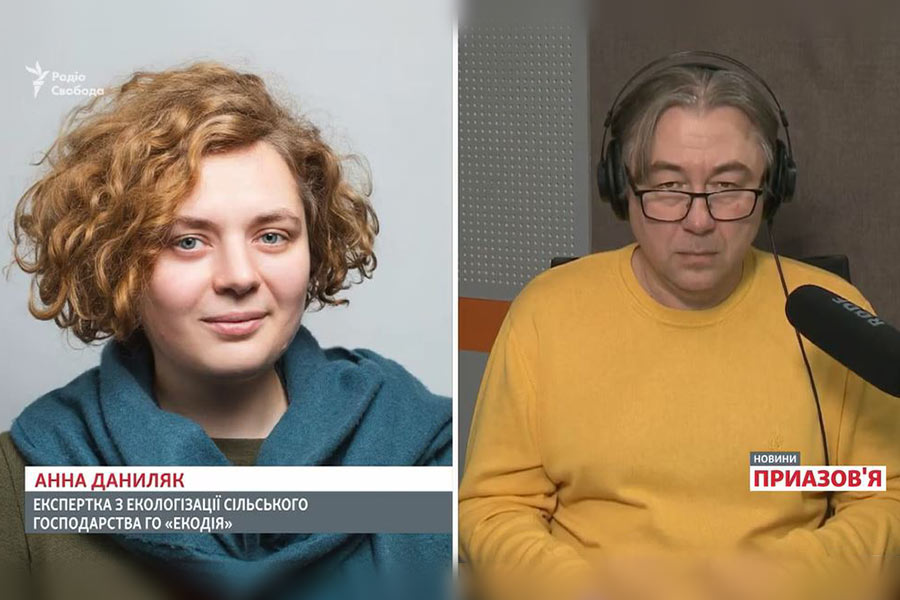 Експертка Екодії розповіла про врожай на Херсонщині Експертка Екодії розповіла про врожай на Херсонщині