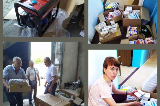 Екодія доправила гуманітарну допомогу в шахтарські міста Донеччини Екодія доправила гуманітарну допомогу в шахтарські міста Донеччини