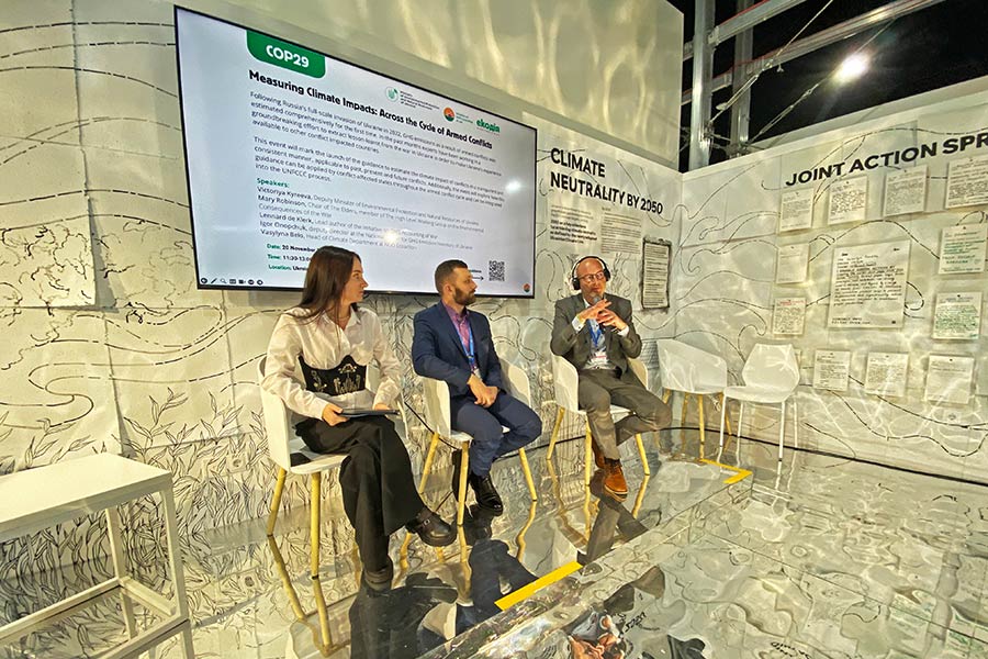 Кліматичні збитки від російської агресії Кліматичні збитки від російської агресії